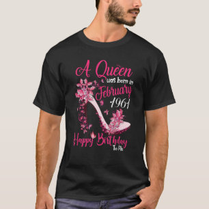 Camiseta Nació Una Reina En Febrero De 1961.