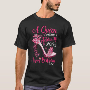Camiseta Nació Una Reina En Febrero De 2005.