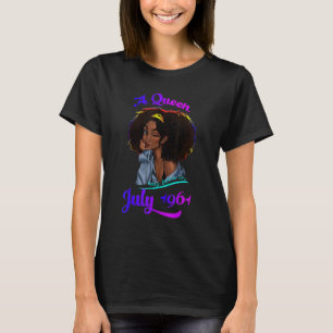 Camiseta Nació Una Reina En Julio De 1961. Cumpleaños 61