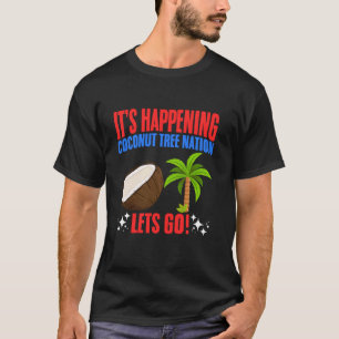 Camiseta Nación árbol de coco Kamala Harris Meme Funny Coco