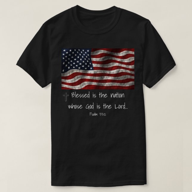 Camiseta Nación bendecida (Diseño del anverso)