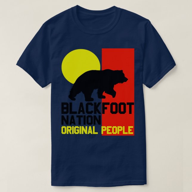 CAMISETA NACIÓN BLACKFEET 1 (Diseño del anverso)