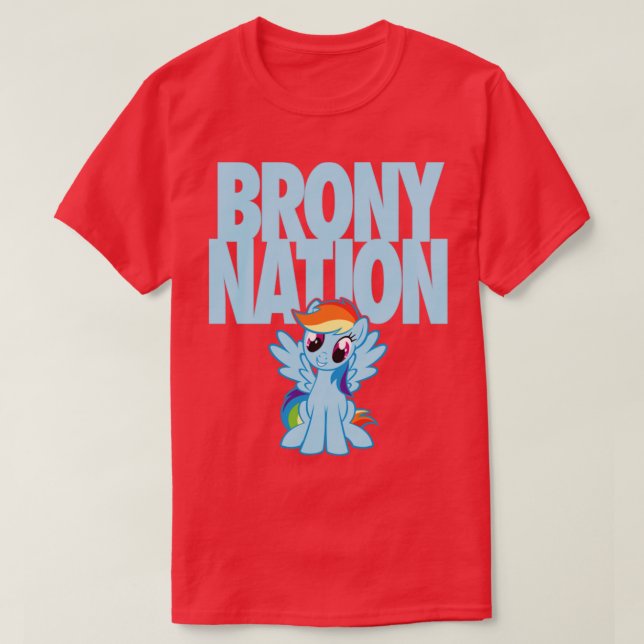 CAMISETA NACIÓN DE BRONY (Diseño del anverso)
