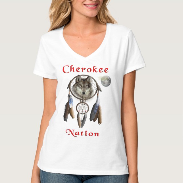 Camiseta Nación de Cherokee (Anverso)