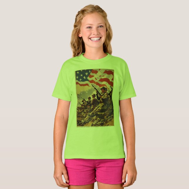 Camiseta Nación de fuegos artificiales (Anverso completo)