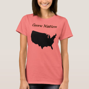 Camiseta Nación de Guru - negro