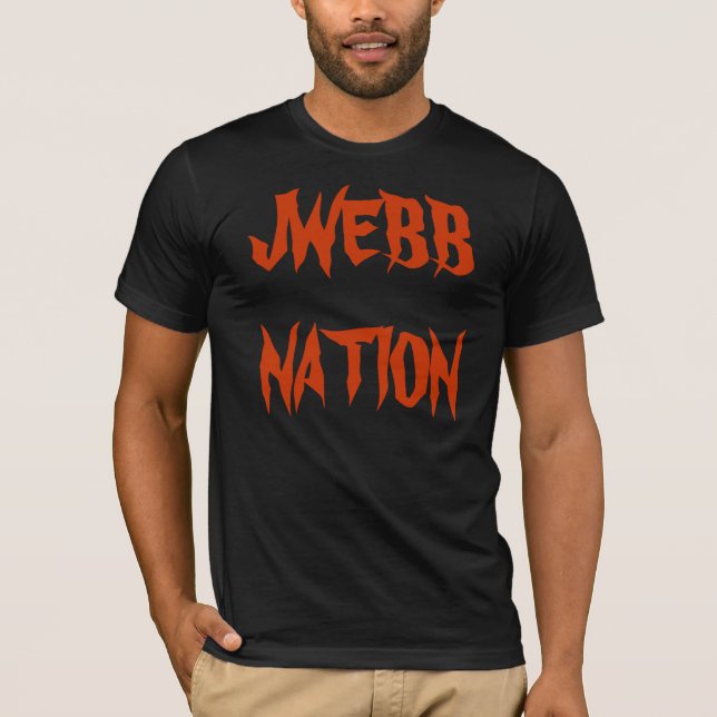 CAMISETA NACIÓN DE JWEBB (Anverso)