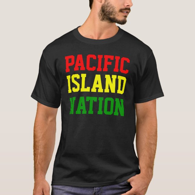Camiseta Nación de la isla del Pacífico (Anverso)