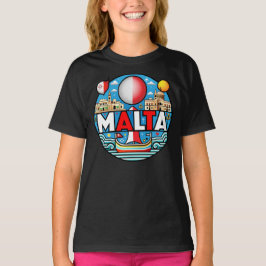 Camiseta Nación de las Islas del Mediterráneo de Malta
