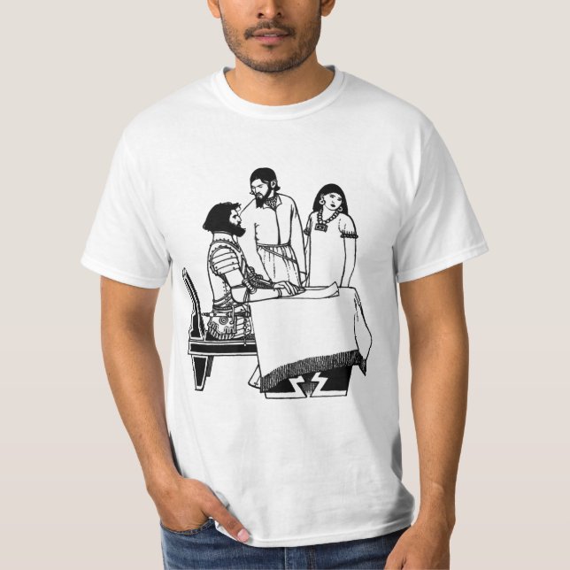 Camiseta Nación De Los Embajadores Aztecas Vintage México A (Anverso)