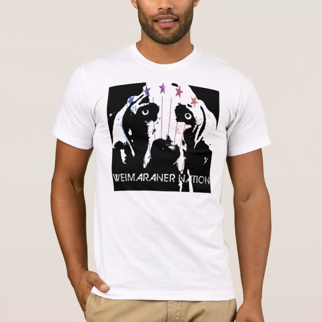 Camiseta Nación de Weimaraner (Anverso)