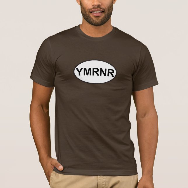Camiseta Nación de Weimaraner: Estilo del euro de YMRNR (Anverso)