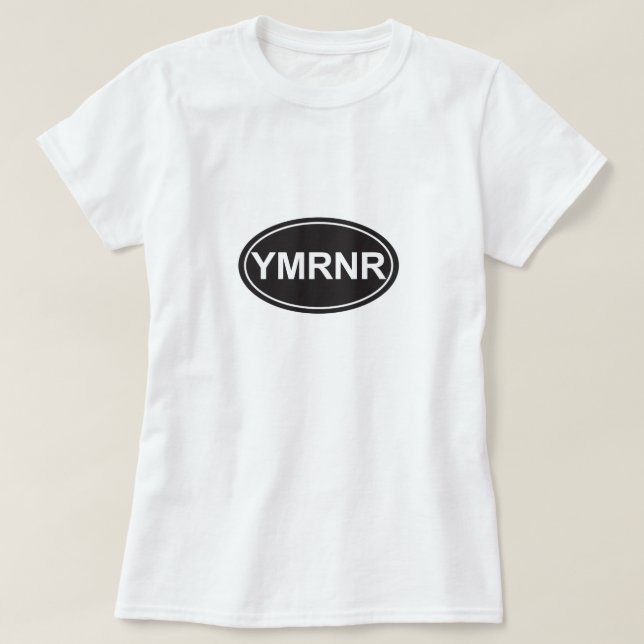 Camiseta Nación de Weimaraner: Estilo del euro de YMRNR (Diseño del anverso)