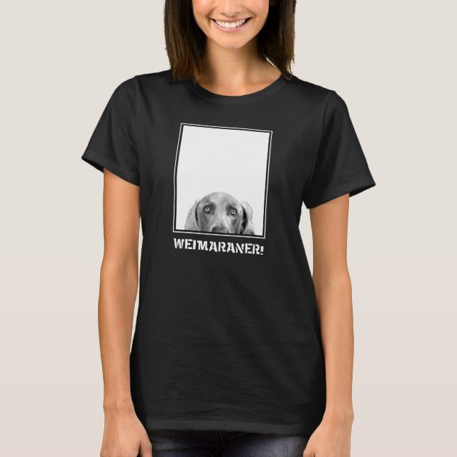Camiseta Nación de Weimaraner: ¡Weimaraner en una caja! (Anverso)
