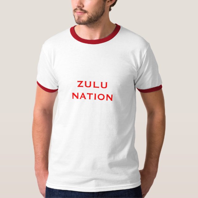 CAMISETA NACIÓN DEL ZULÚ (Anverso)