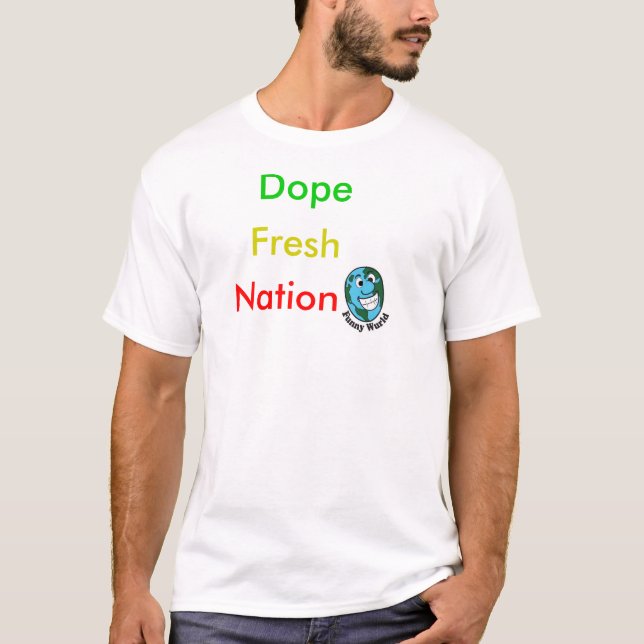 Camiseta Nación fresca de la droga (Anverso)