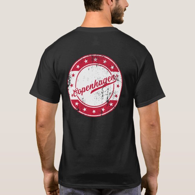 Camiseta Nacional - Copenhague Danmark T-Shirt (Reverso)