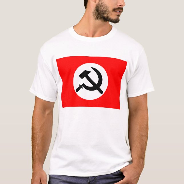 Camiseta nacional de la bandera de Bolchevique (Anverso)