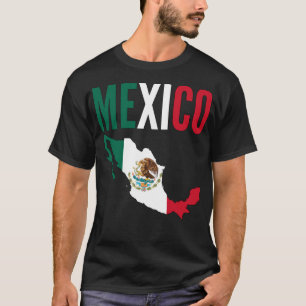 Camiseta nacional del mapa de México