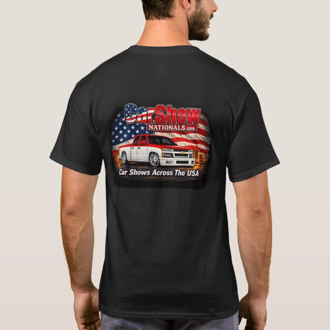 Camiseta Nacionales de la Exhibición de Autos de E (Reverso)