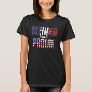 Camiseta Nacionalidad Blendida Y Orgullosa A Medio Tiempo D