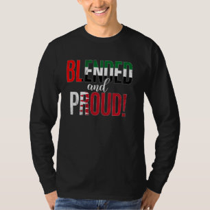 Camiseta Nacionalidad Blendida Y Orgullosa Media Media Medi