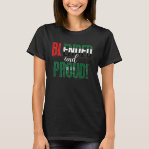 Camiseta Nacionalidad Blendida Y Orgullosa Media Media Medi