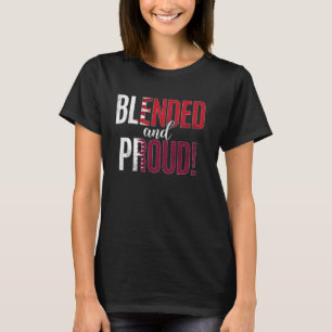Camiseta Nacionalidad Blendida Y Orgullosa Medio Bahreiní M