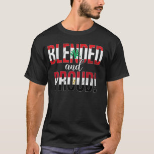 Camiseta Nacionalidad Blendida Y Orgullosa Mitad Libanesa E