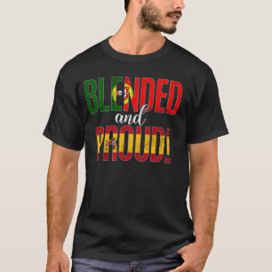 Camiseta Nacionalidad Blendida Y Orgullosa Mitad Portuguesa