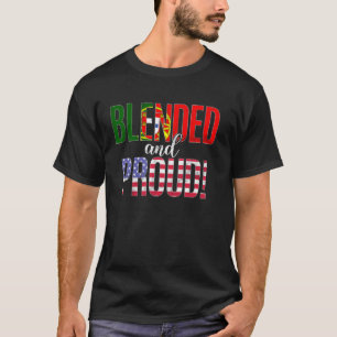 Camiseta Nacionalidad Blendida Y Orgullosa Mitad Portuguesa