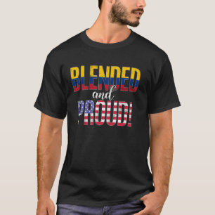 Camiseta Nacionalidad Cálida Y Orgullosa Medio Colombiana