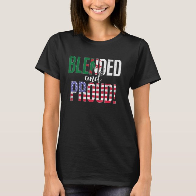 Camiseta Nacionalidad Encantada Y Orgullosa Mitad Tunecina  (Anverso)