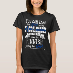 Camiseta Nacionalidad finlandesa Chica Escandinavia