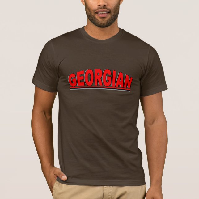 Camiseta Nacionalidades - "georgiano " (Anverso)