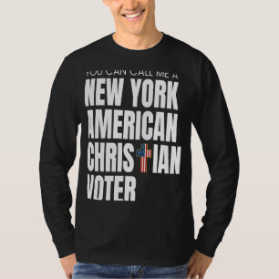 Camiseta Nacionalista cristiano conservador norteamericano 