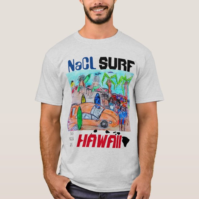 Camiseta NaCL HAWAII OLAS (Anverso)
