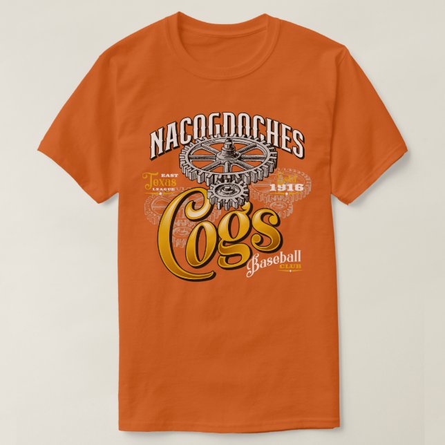 Camiseta Nacogdoches Cogs (Diseño del anverso)