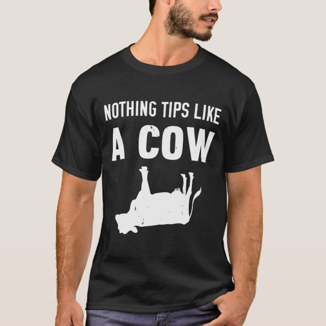 Camiseta Nada Consejos Como Una Vaca (Anverso)