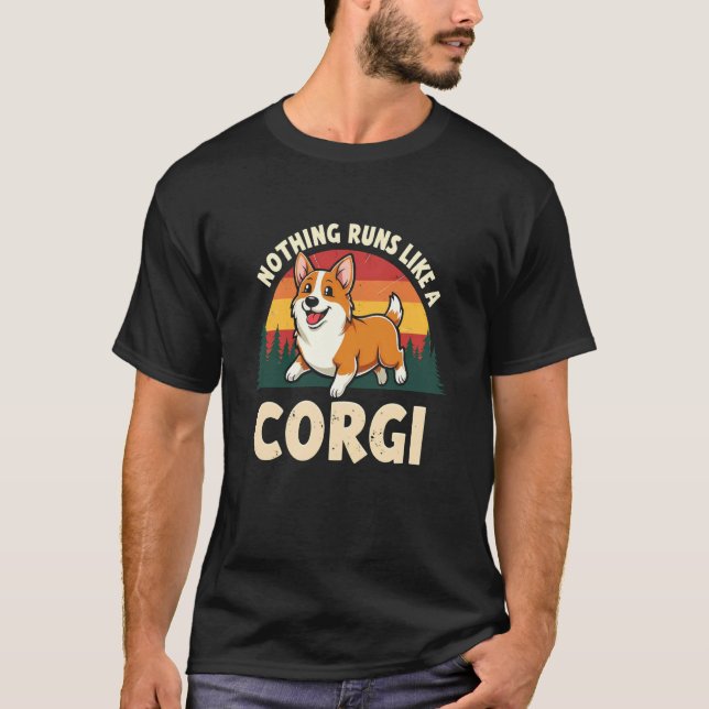 Camiseta Nada Corre Como Corgi Espiritual (Anverso)