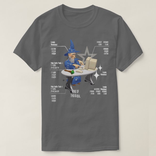 Camiseta Nada De Esto Es Tee Real [v2] (Diseño del anverso)
