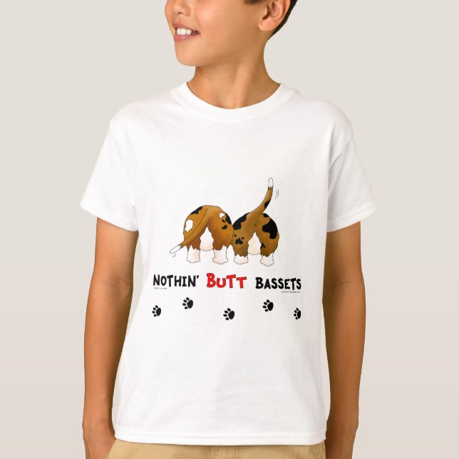 Camiseta Nada de los "Butt Basset" (Anverso)