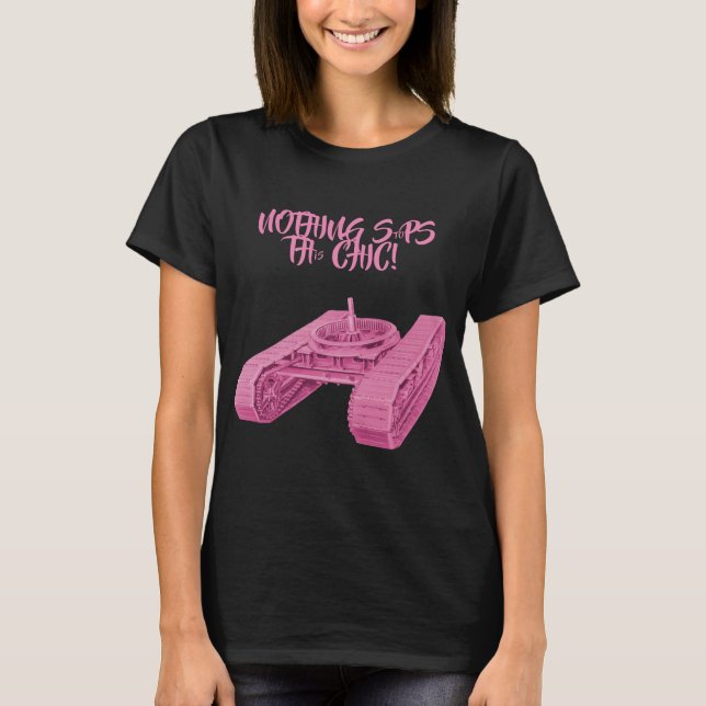 CAMISETA NADA DETIENE A ESTA MODA MUJER TANQUE TRATA DE ROP (Anverso)