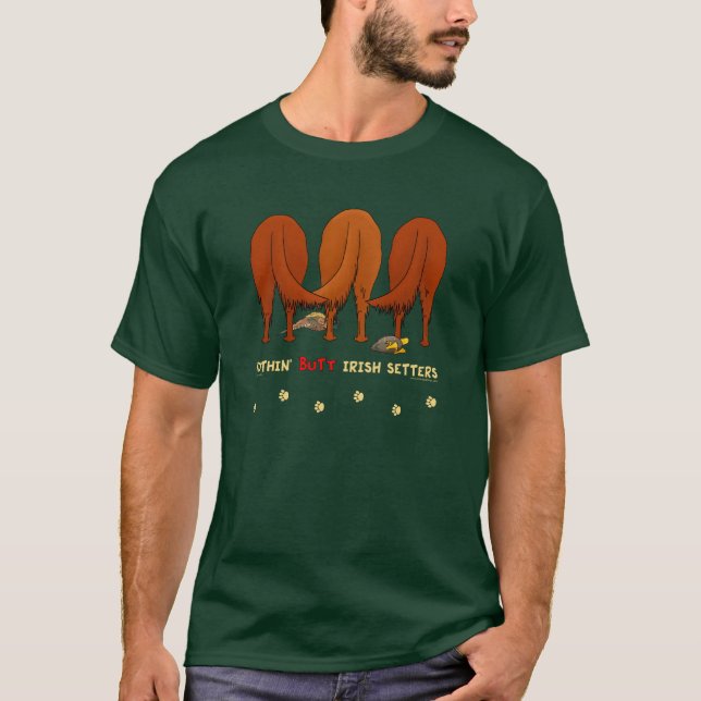 Camiseta Nada empalma a los setteres irlandeses (Anverso)