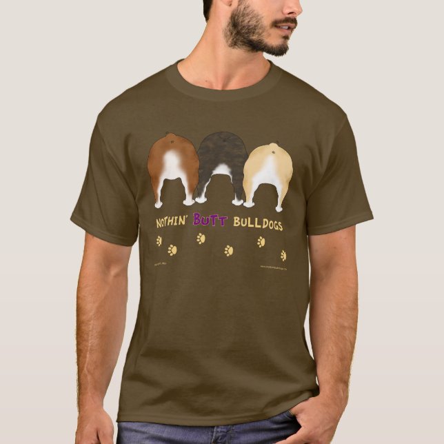 Camiseta Nada empalma bulldoges (Anverso)