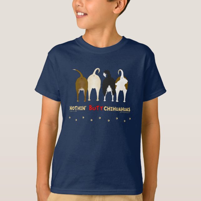Camiseta Nada empalma chihuahuas (Anverso)