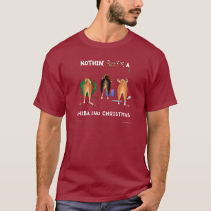 Camiseta Nada empalma el navidad de Shiba un Inu
