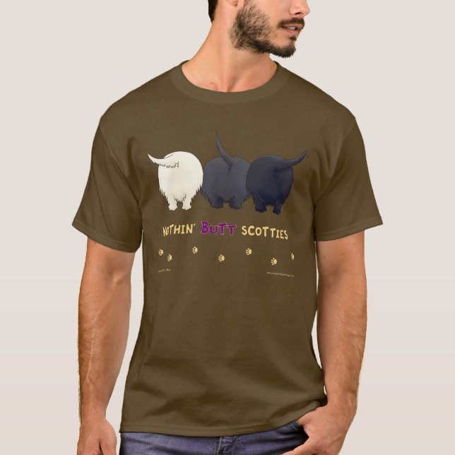 Camiseta Nada empalma escoceses (Anverso)