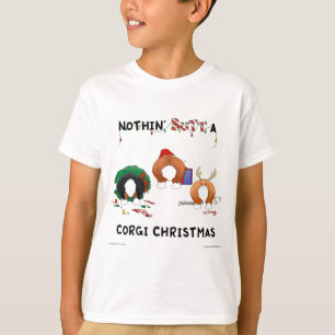 Camiseta Nada empalma navidad de un Corgi