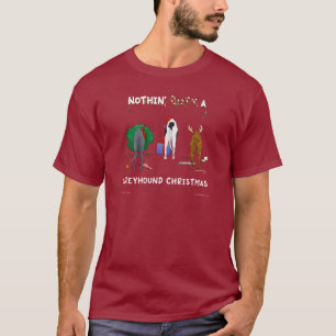 Camiseta Nada empalma navidad de un galgo